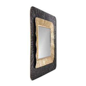 Shadow Sunburst Designer Wall Mirror