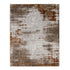 Abstract Grey & Gold River Chanel Floor Rug (6.5 X 9.5 feet)