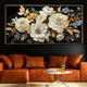 Pure Beauty Glistening Flora Crystal Glass painting