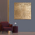 Golden Mirage Metal Art Wall Decoration