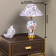 Timeless Blue Porcelain Table Lamp