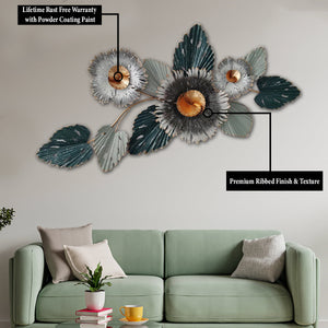 Palmero Floral Arrangment Metal Art for Wall