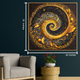 Cosmic Tapestry Crystal Glass Painting