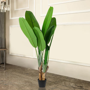 Classic Green Banana Plant Artificial plant - Small (N)