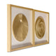 Solar Spiral & Solar Flare Shadow Box for Wall Decoration - Set of 2