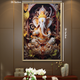 Ganesh ji Grace Crystal Glass Painting for Wall Decoration