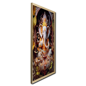 Ganesh ji Grace Crystal Glass Painting for Wall Decoration