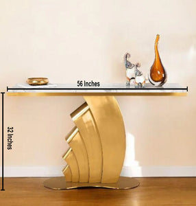 Maritime Grace Console Table (Stainless Steel)