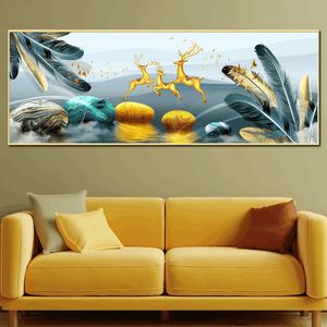 Tranquil Mirage Canvas Painting for Living Room