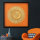 Radiant Sunflower Wall Decoration Shadow Box - Set of 3