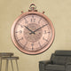 Chrono Mist Luxury Designer Wall clock With Moving Gear Mechanism (Steel Body)