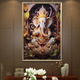 Ganesh ji Grace Crystal Glass Painting for Wall Decoration