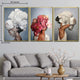 The Floral Ladies Framed Canvas Print