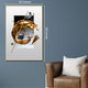 Contemporary Baroque Framed Canvas Print - (L)