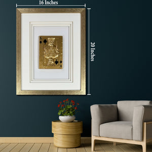 Golden King’s Embrace Shadow Box Wall Decoration Piece