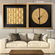 Celestial Rift & Golden Matrix Shadow Box for Wall Decoration - Set of 2