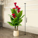 Radiant Ruby Red Lily Artificial plant (N)