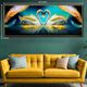 Whispers of the Heart Crystal Glass Painting