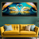 Whispers of the Heart Crystal Glass Painting