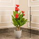 Radiant Ruby Red Lily Artificial plant (4 Feet)