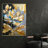 Luminous Blossom 100% Hand Painted Wall Painting(With outer Floater Frame)