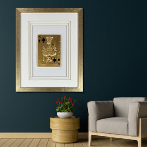 Golden King’s Embrace Shadow Box Wall Decoration Piece