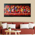 Artistic Amalgamation Painting For Home Decor (With Outer Floater Frame)