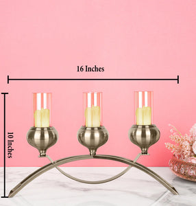 Ember Arc 3 Piece Decorative Candle Stand