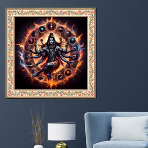 The Cosmic Dance of Lord Shiva Painting for Home