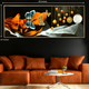 Gilded Grace of Butterfly Crystal Glass Painting