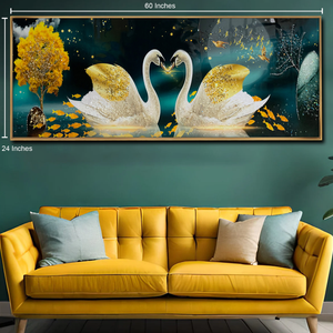 Serenade of Love Crystal Glass Painting