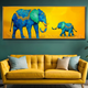 Elephant's Graceful Glow Crystal Glass Portrait