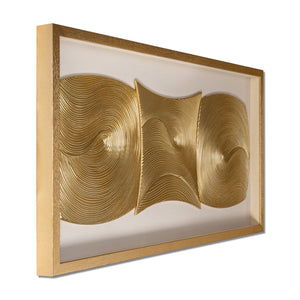 Cosmic Currents Shadow Box for Wall Decoration