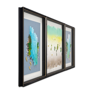 Echoes of Nature Wall Decoration Shadow Box - Set of 3