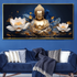 Enlightened Buddha's Oasis Canvas Painting for Living Room