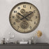 Infinity Dial Luxury Designer Wall Clock With Moving Gear Mechanism (Steel Body)