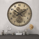 Infinity Dial Luxury Designer Wall Clock With Moving Gear Mechanism (Steel Body)