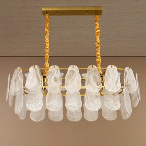 Aurora Petal Cascade Chandelier Light For Home