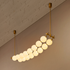 Floating Pearl Illumination Chandelier Light for Living Room