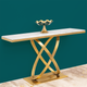 Golden Infinity Elegance Console Table (Stainless Steel)