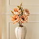 Timeless Beauty Lotus Magnolia Artificial Flower - Peach (Single Stem Only)