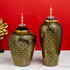 Modena Morello Decorative Vase and Showpiece - Set Of 2