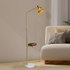 Bohemian Macrame Floor Lamp for Living Room (With Wireless Charging Table)