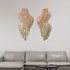 Wings Metal Wall Art Panel - Set of 2