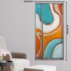 Modern Abstract Vision Wall Art Shadow Box