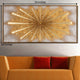 Luminous Fusion Golden Rays 100% Hand Painted Wall Painting for Home