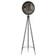 Phantom Dial Tripod Base Luxury Designer Clock With Moving Gear Mechanism (Steel Body)