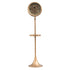 Golden Epoch Luxury Designer Standing Clock With Moving Gear Mechanism (Steel Body)