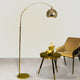 Whimsical Moonbeam Floor Lamp for Bedroom - Chrome