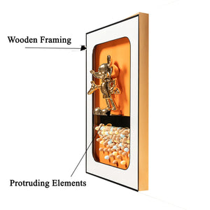 Mesmerizing Transcendence Shadow Box Wall Decoration Showpiece